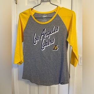 Lakers Women’s medium, baseball t-shirt